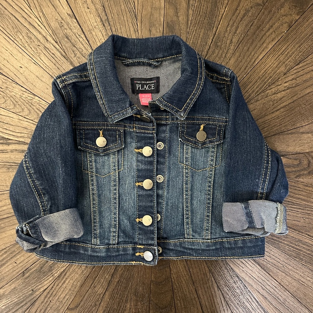 The Children's Place Dark Blue Jean Jacket